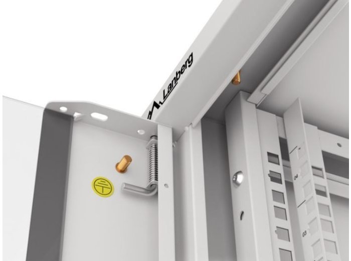 Szafa instalacyjna RACK wisząca 19 cali 4U 600 szara WFFA-5604-10S