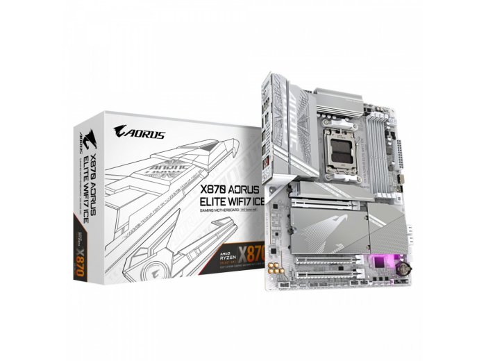 Płyta główna X870 A ELITE WF7 ICE AM 5 4DDR5 HDMI/USB-C ATX