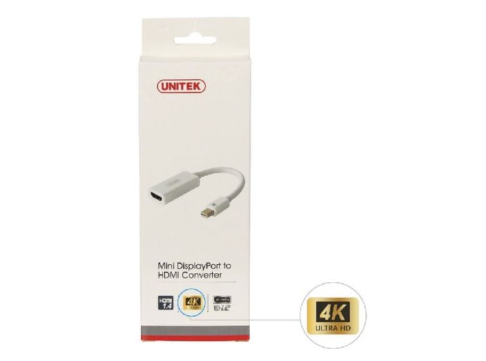 Adapter mini DisplayPort- HDMI 4K; Y-6331