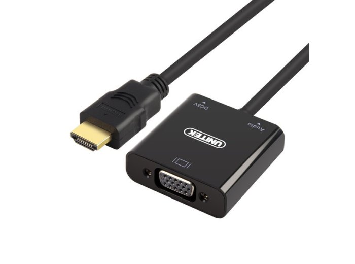 Adapter HDMI to VGA + AUDIO; Y-6333