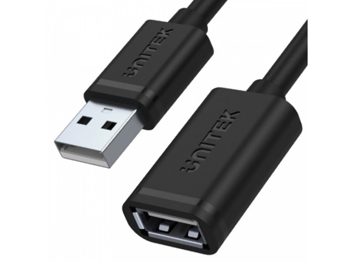 Przedłużacz USB 2.0 AM-AF, 0.5m; Y-C447GBK