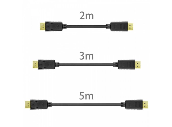 Kabel DisplayPort M/M, 3,0m; Y-C609BK