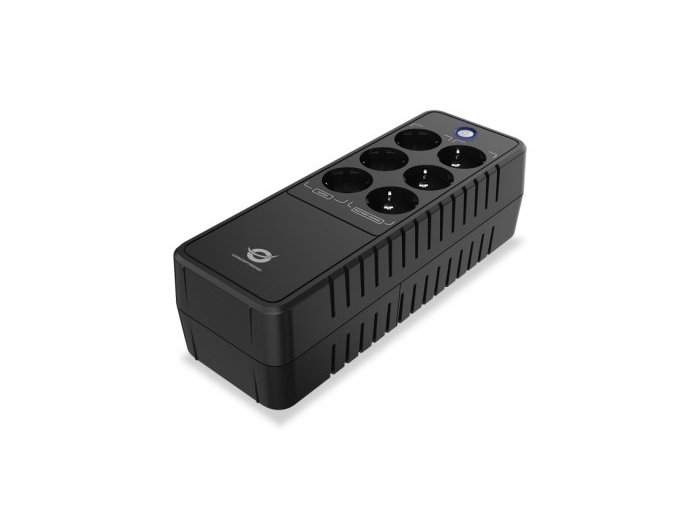 Zasilacz UPS CONCEPTRONIC 650VA/360W/6xSchuko/RJ45