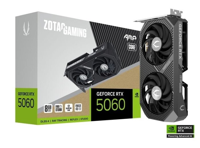 Karta graf. ZOTAC GEFORCE RTX 5060 8GB AMP