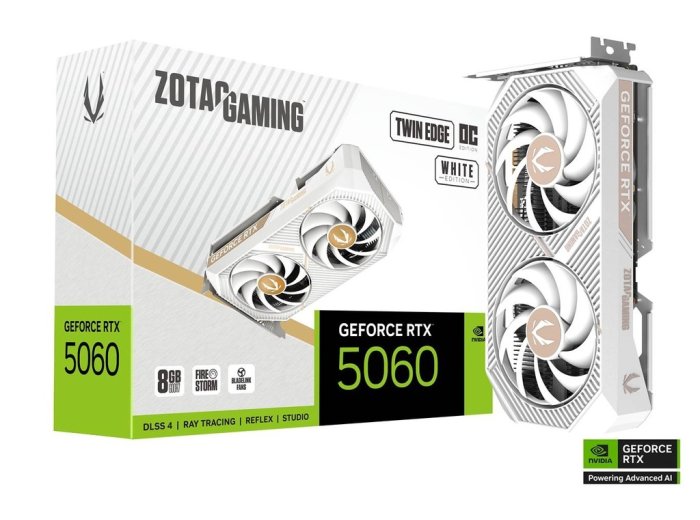 Karta graficzna GeForce RTX 5060 8GB TWIN EDGE OC GDDR7 128bit 3DP/HDMI
