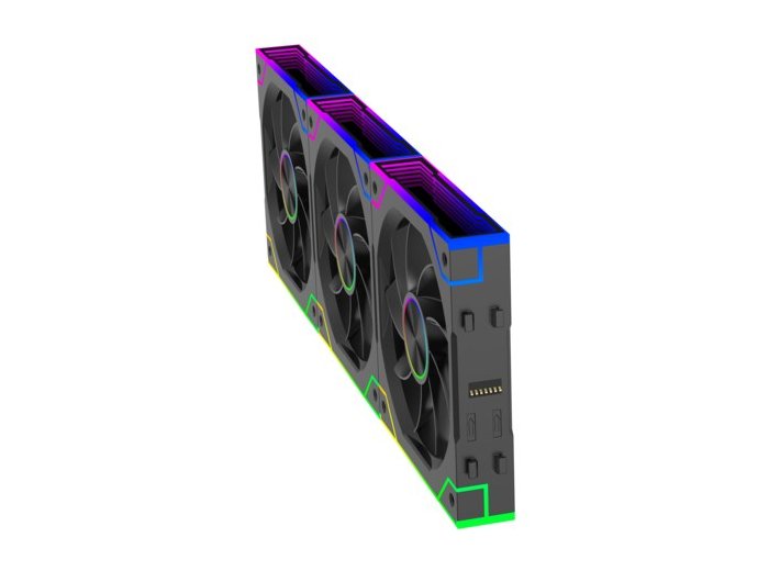Xilence Gaming Series XPF360R.ARGB Obudowa komputera Wentylator 12 cm Czarny 3 szt.