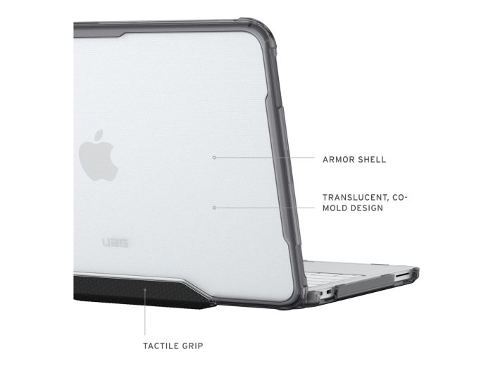 Urban Armor Gear 134013114343 torba na laptop 33 cm (13") Pokrowiec Szary, Półprzezroczysty