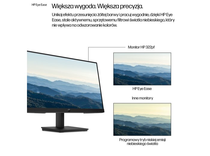 HP Series 3 Pro Monitor FHD 21,5” seria 3 Pro – 322pf