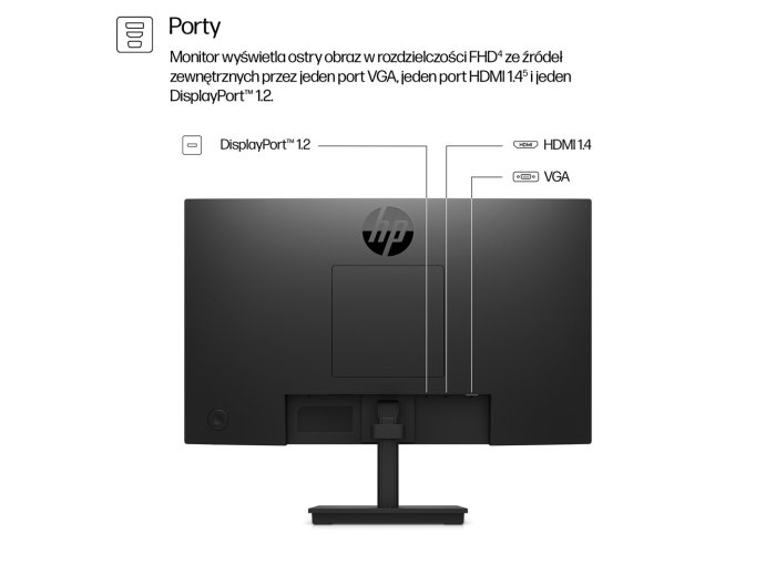 HP Series 3 Pro Monitor FHD 21,5” seria 3 Pro – 322pf
