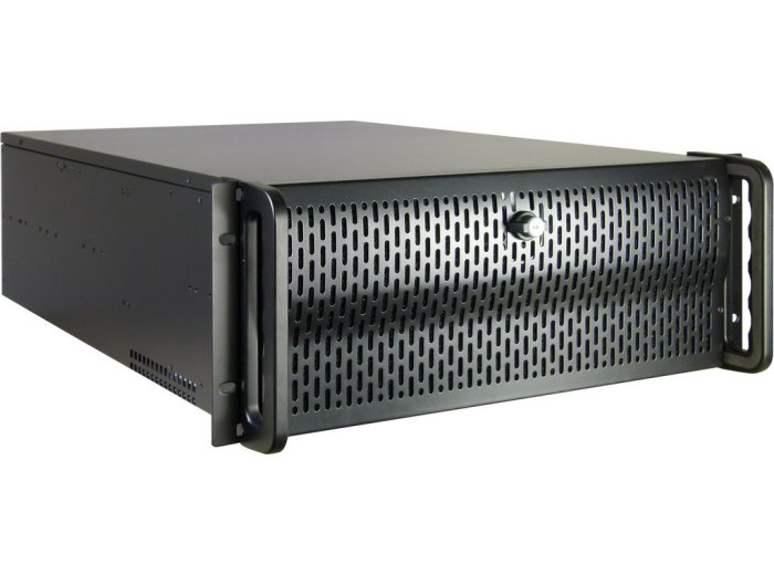 Inter-Tech IPC 4U-4129L Stojak Metaliczny, Srebrny
