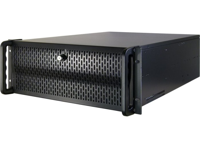 Inter-Tech IPC 4U-4129L Stojak Metaliczny, Srebrny