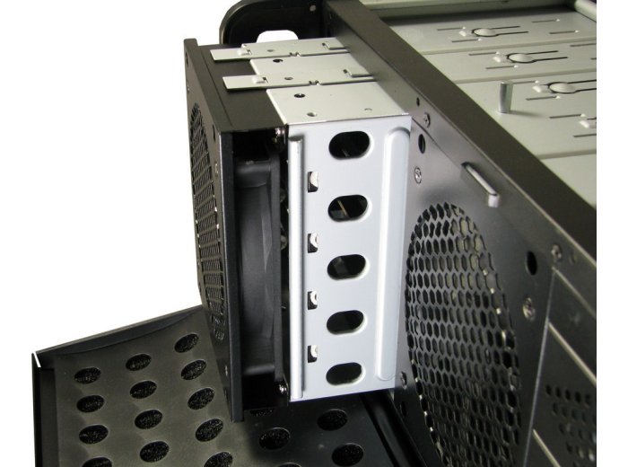 Inter-Tech IPC 4U-4129L Stojak Metaliczny, Srebrny
