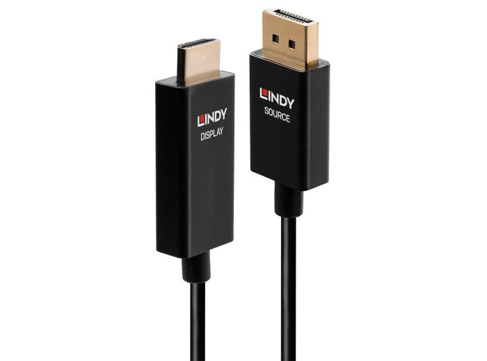 Lindy 40925 adapter kablowy 1 m DisplayPort HDMI Czarny