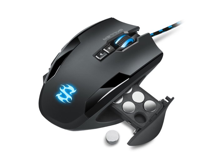 Sharkoon Skiller SGM1 myszka Po prawej stronie USB Typu-A Optyczny 10800 DPI