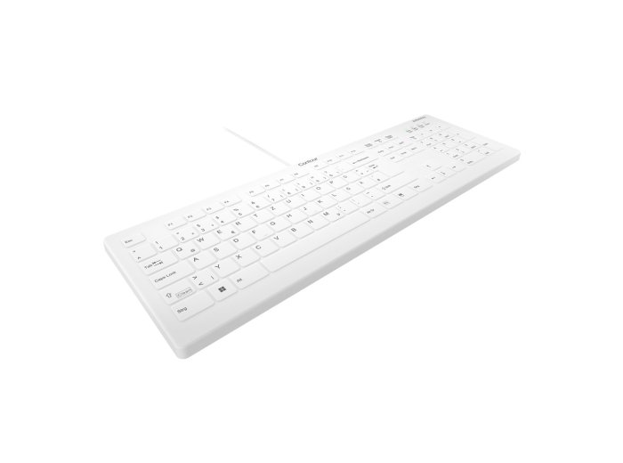 Contour Design Active Key AK-C8112 klawiatura Medyczna USB QWERTZ Niemiecki Biały
