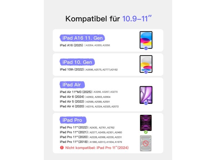 Inateck KB002_BLACK klawiatura do urządzeń mobilnych QWERTZ Bluetooth Czarny