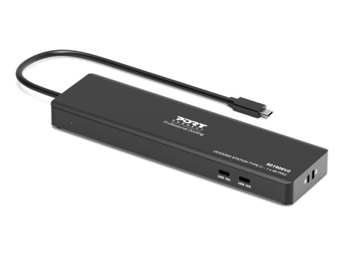 Port Designs PORT Connect Mobilna stacja dokująca 1 X 4K USB-C 9 urządzeń 100 W