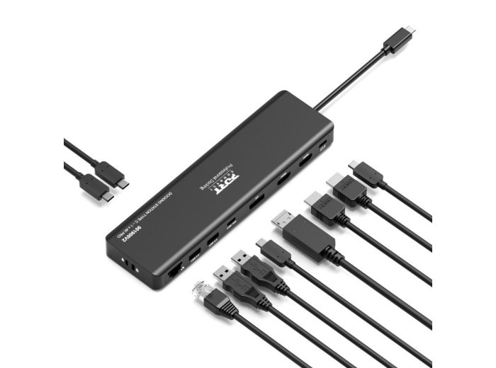 Port Designs PORT Connect Mobilna stacja dokująca 1 X 4K USB-C 9 urządzeń 100 W