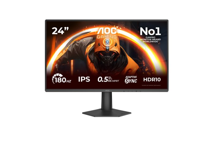 AOC 24G50F monitor komputerowy 60,5 cm (23.8") 1920 x 1080 px Full HD LED Czarny