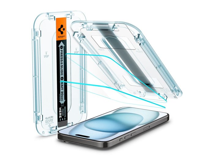 Spigen AGL06903 ochraniacz na ekran / tył telefonu Przezroczysta ochrona ekranu Apple 2 szt.