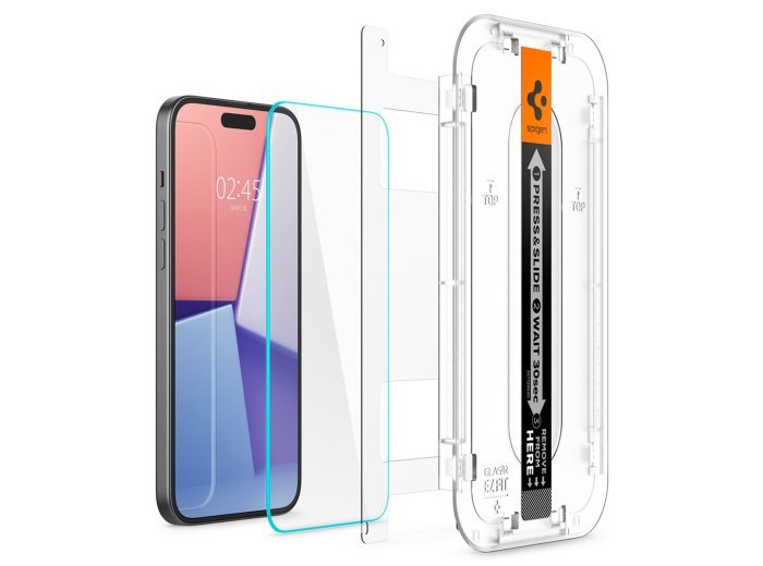 Spigen AGL06903 ochraniacz na ekran / tył telefonu Przezroczysta ochrona ekranu Apple 2 szt.