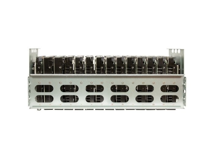 Inter-Tech 4F28 Rack Czarny, Srebrny