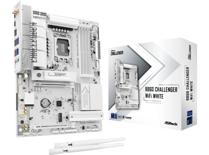 Płyta główna Asrock B860 CHALLENGER WIFI WHITE