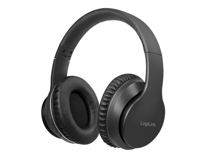 LogiLink BT0053 słuchawki/zestaw słuchawkowy Bezprzewodowy Opaska na głowę Muzyka Bluetooth Czarny