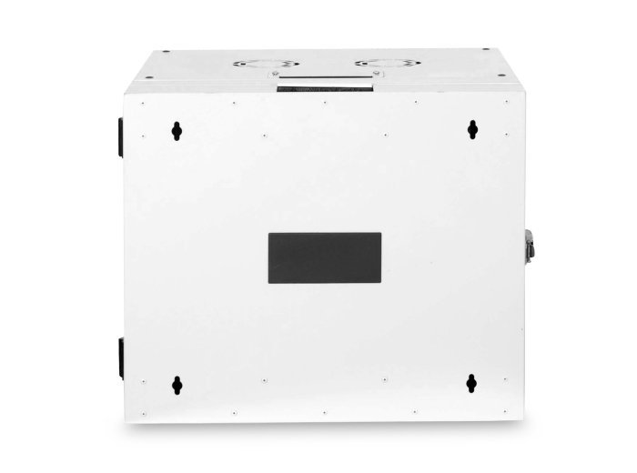 Digitus Szafa sieciowa wisząca Unique 19" 9U rack 600x600, drzwi szyba, szary, dzielona, złożona, 100kg