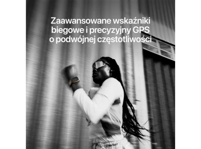Smartwatch Watch Ultra 4 GPS + Cellular, koperta 49mm z tytanu w kolorze czarnym, opaska Trail w kolorze burgunda - rozmiar S/M