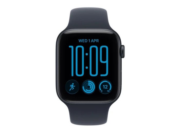 Smartwatch Watch SE 3 GPS, koperta 44mm z aluminium w kolorze północy, pasek sportowy w kolorze granatowym - rozmiar S/M