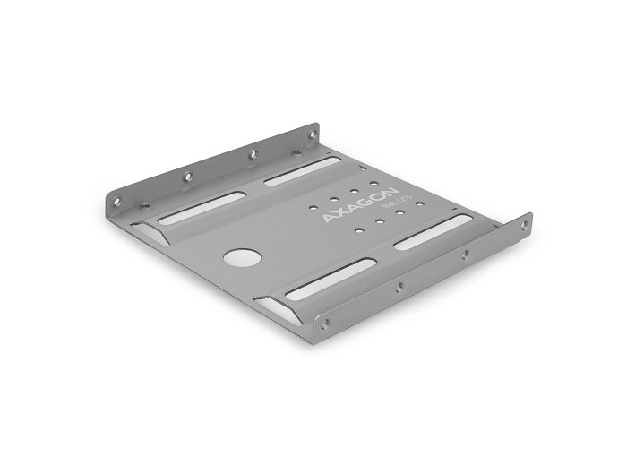 RHD-125S Ramka metalowa do montażu 1x 2.5" HDD w pozycji 3.5", szary