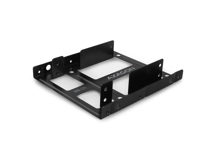 RHD-225 Ramka metalowa do montażu 2 x 2.5" w pozycji 3.5" Czarna