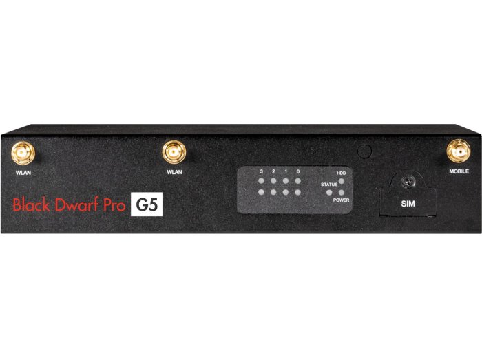 Securepoint Black Dwarf Pro G5 firewall (hardware) Komputer stacjonarny 2,83 Gbit/s