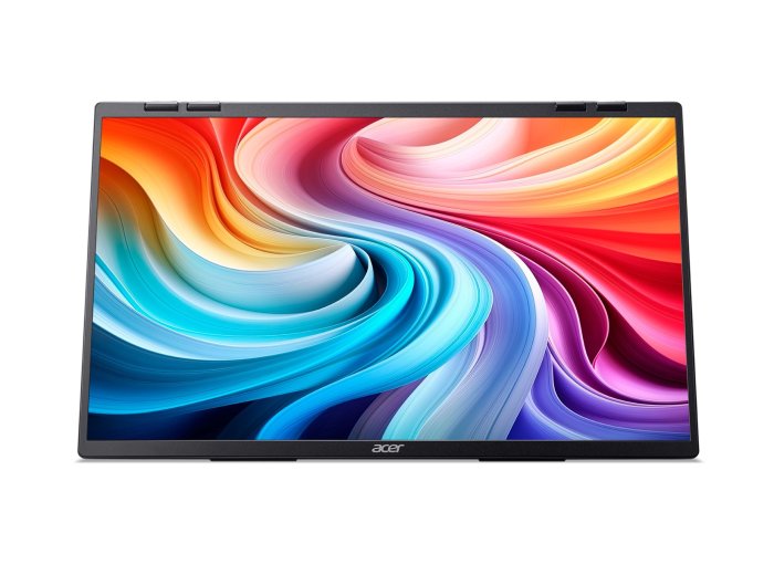 Acer PD243YEbmiuux Przenośny monitor Czarny 60,5 cm (23.8") LCD 1920 x 1080 px