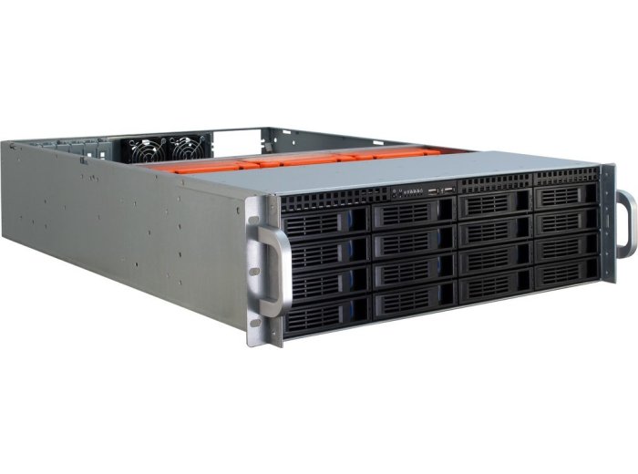 Inter-Tech 3U-3416 Rack Czarny