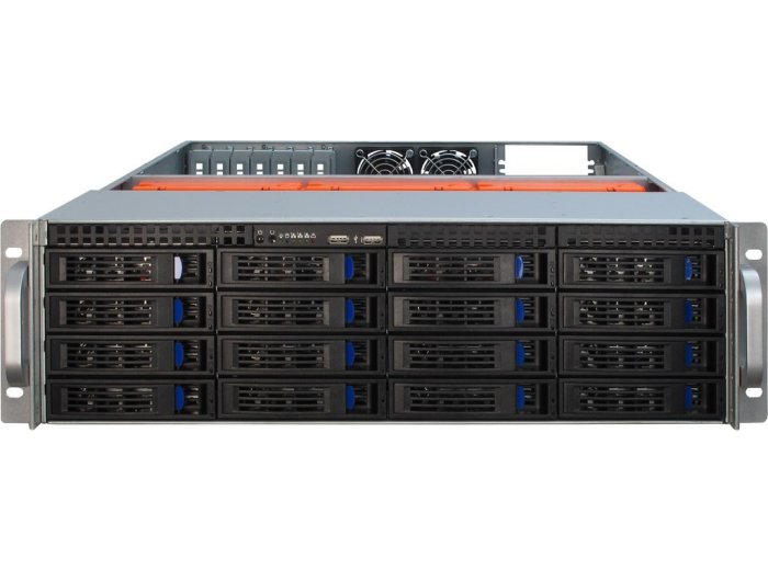 Inter-Tech 3U-3416 Rack Czarny
