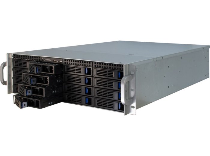 Inter-Tech 3U-3416 Rack Czarny