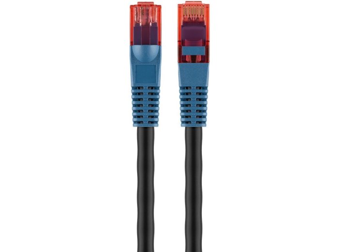Goobay 94397 kabel sieciowy Czarny 75 m Cat6 U/UTP (UTP)