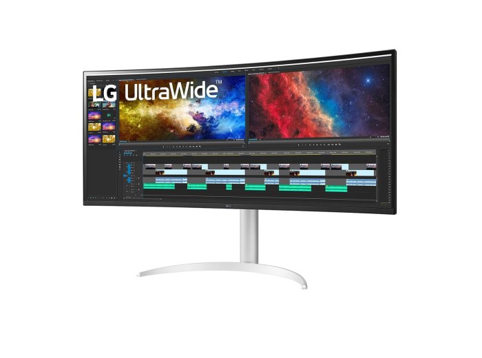 LG 38BQ85C-W monitor komputerowy 95,2 cm (37.5") 3840 x 1600 px Quad HD+ Biały