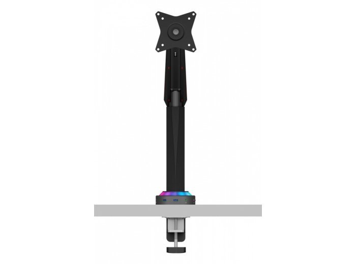 Uchwyt na monitor IB-MSG303BL-T do 32 cali z USB HUB iRGB i podświetleniem