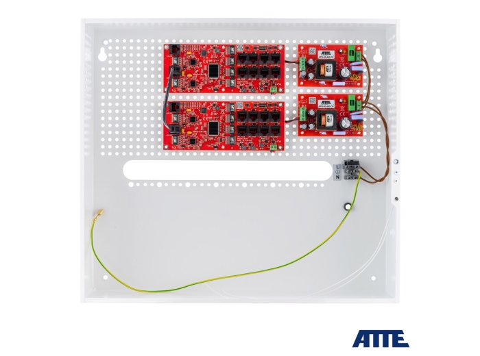Zestaw do 16 kamer IP switch PoE 16P+2G ATTE IP-16-20-H