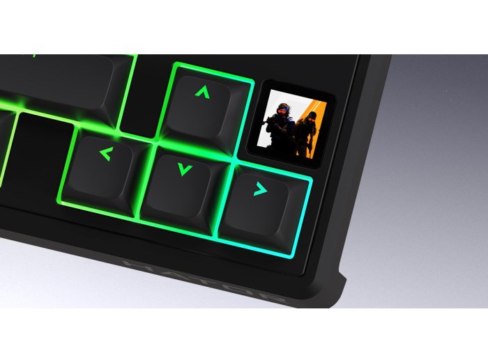 HATOR Skyfall 65 MAG ULTIMA 8K wireless klawiatura Gaming USB + RF Wireless + Bluetooth QWERTY US English Czarny, Biały