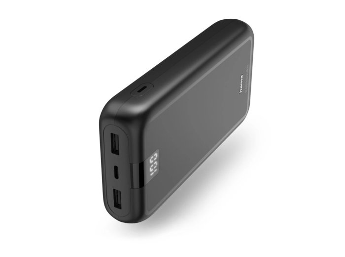 Hama 00201711 bank mocy Litowo-polimerowy (LiPo) 24000 mAh Antracyt