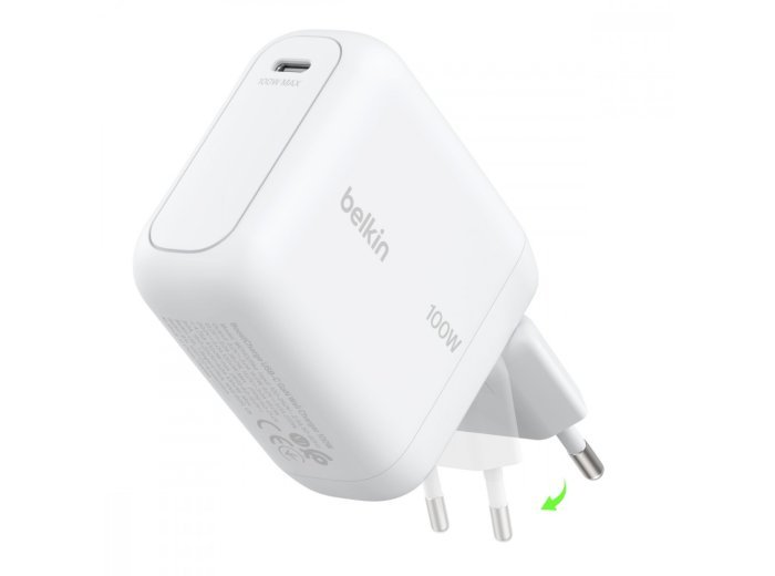 Ładowarka 100W GaN składana wtyczka 1xUSB-C