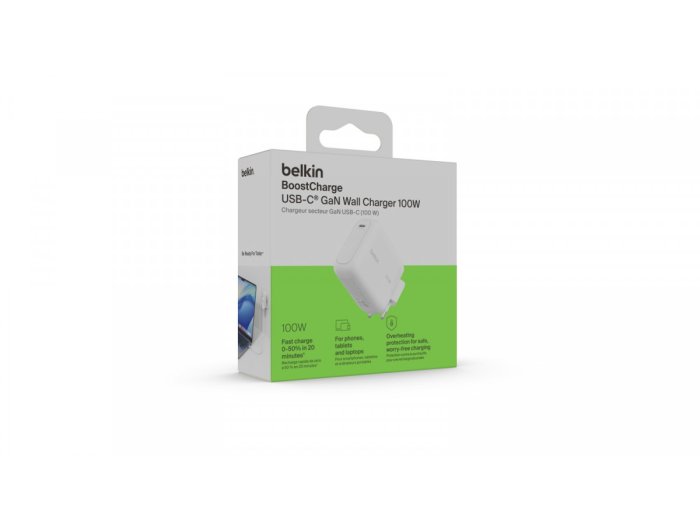 Ładowarka 100W GaN składana wtyczka 1xUSB-C