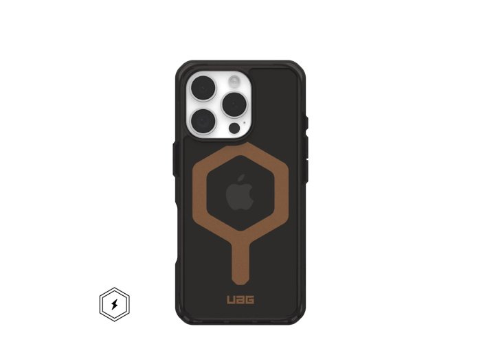 UAG Plyo Magsafe - obudowa ochronna do iPhone 16 Pro kompatybilna z MagSafe (black/bronze)
