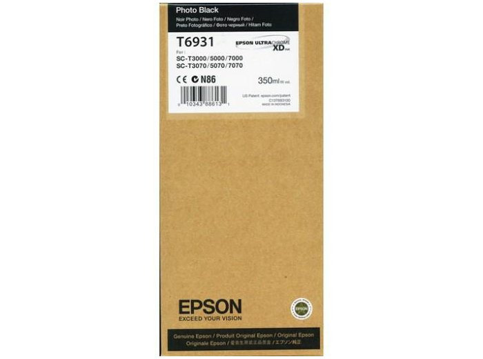 Epson Tusz SC-T3000 T6931 Photo Black 350ml