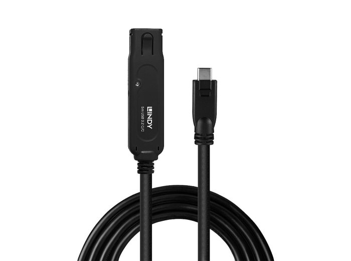 Lindy 43405 kabel USB USB 3.2 Gen 2 (3.1 Gen 2) 5 m USB C 10 Gbit/s Czarny