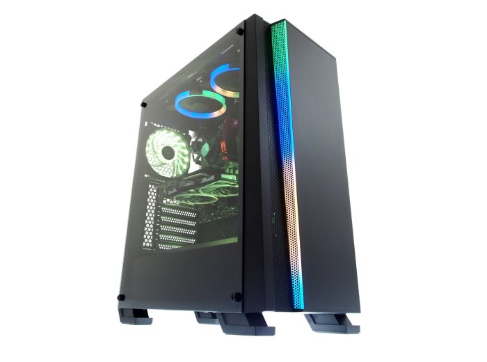 Obudowa IBOX WIZARD 4 GAMING OW4 (ATX; kolor czarny)